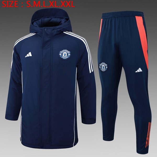 Piumino Manchester United Set Completo 24/25 Blu